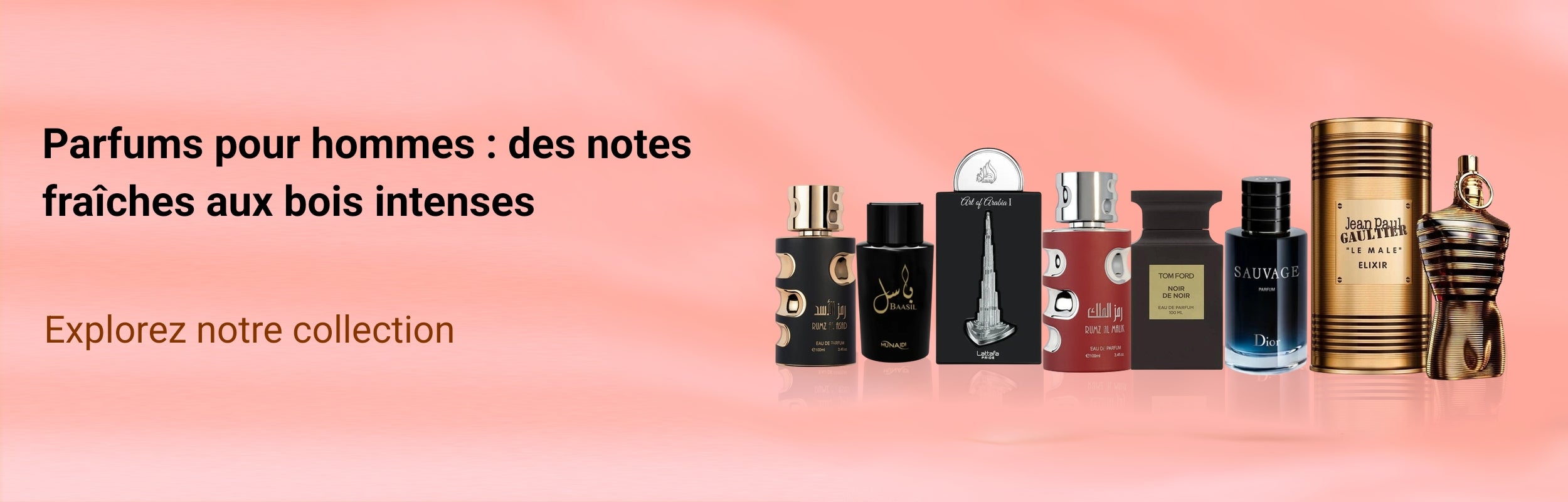 Parfums Pour Hommes Banner