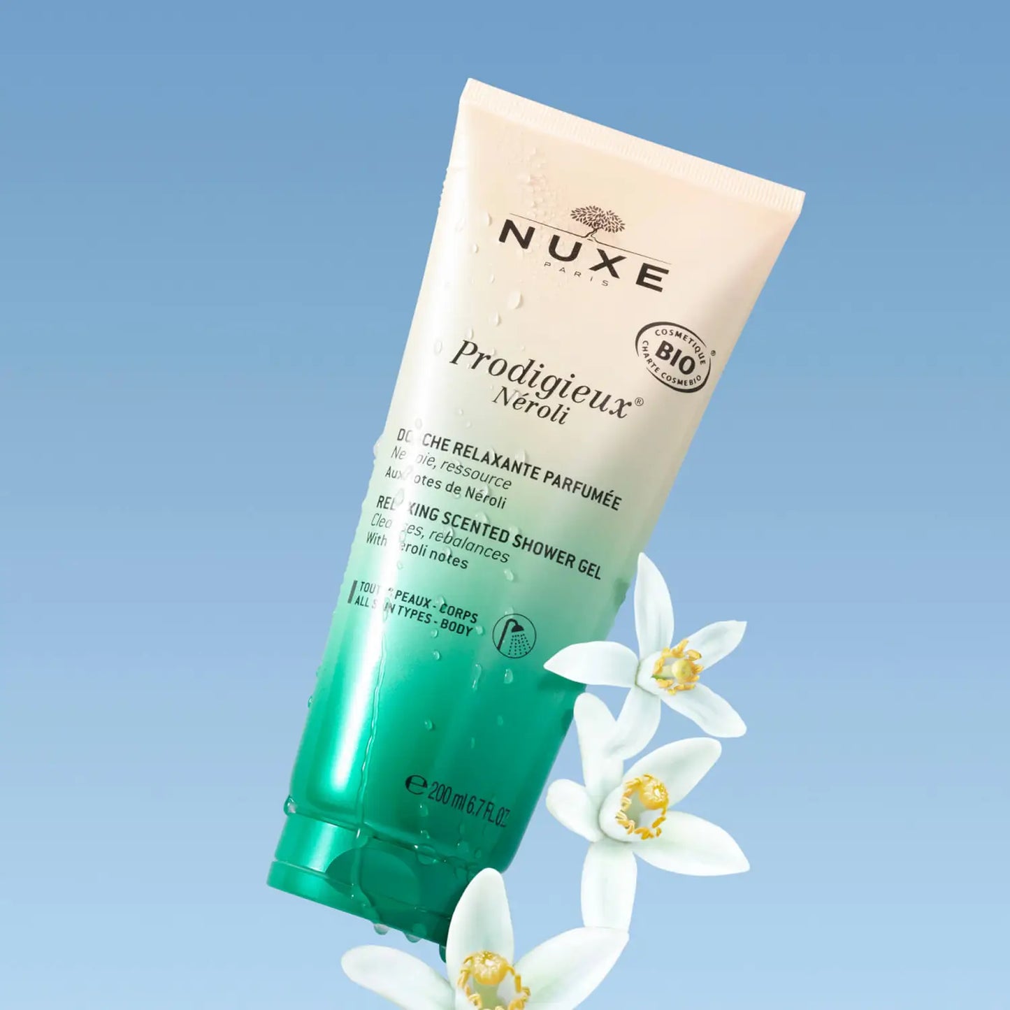 NUXE Prodigieux Néroli Gelée de douche relaxante 200ml