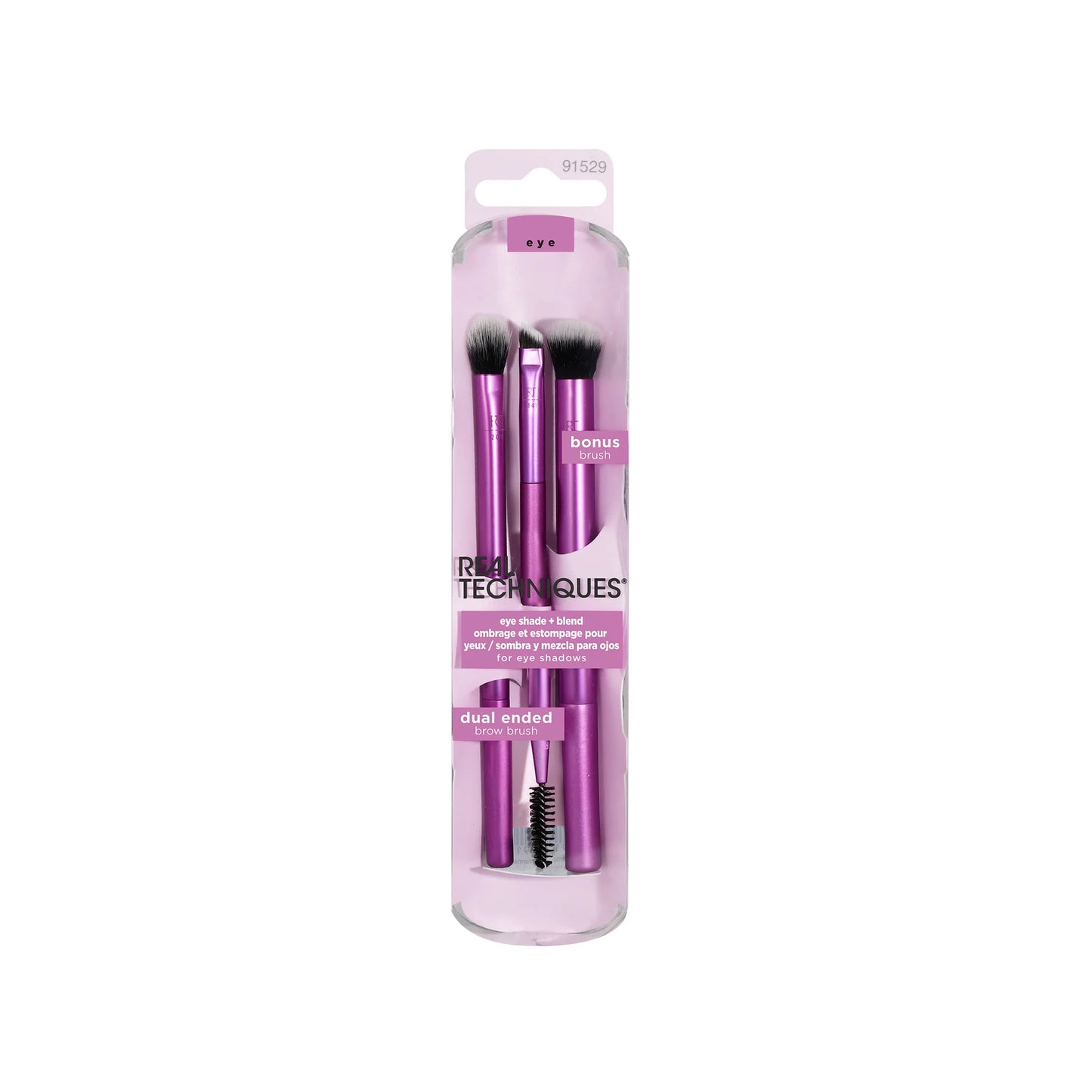 REAL TECHNIQUES Eye Shade & Blend Makeup Brush Trio