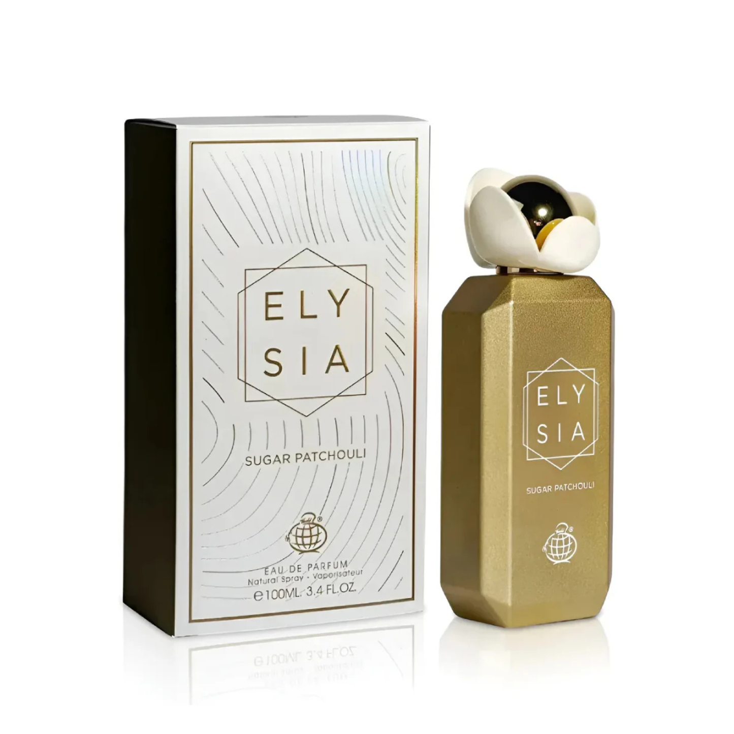 ELYSIA SUGAR PATCHOULI Eau De Parfum Fragrance World Unisexe – 100ml