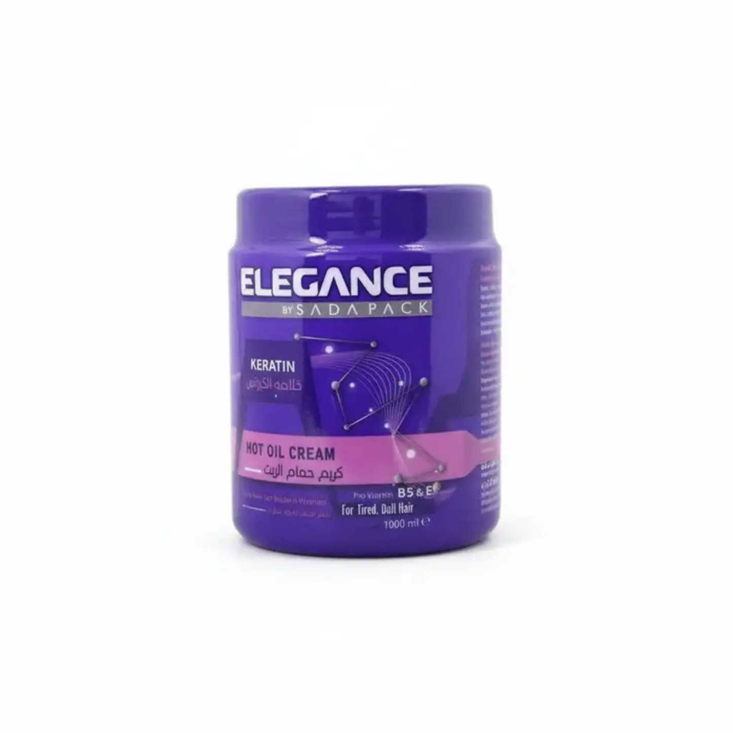Crème Bain d'Huile Élégance (Hot Oil Cream) à la Kératine – 1000 ml
