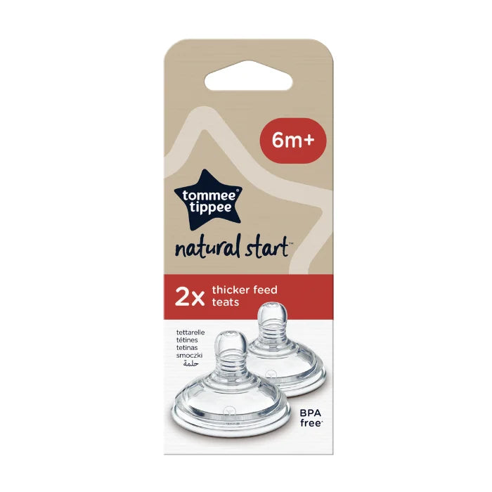 Pack de 2 Tétines à Débit Moyen Anti-Colique Avancé – Bébé