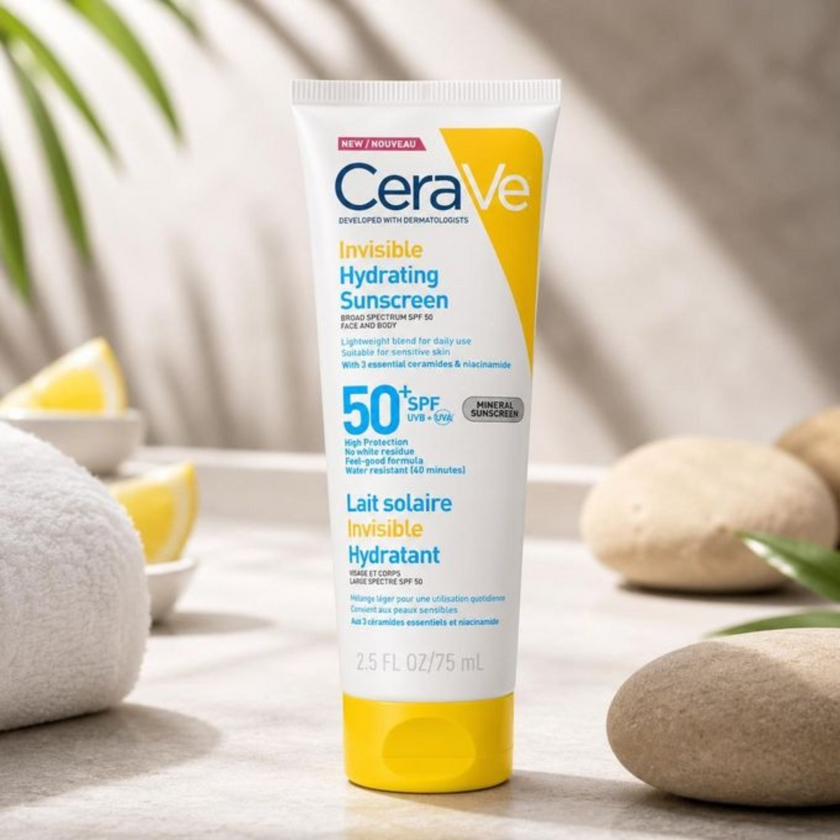 CeraVe Lait Solaire Invisible Hydratant SPF 50+ 75 ml