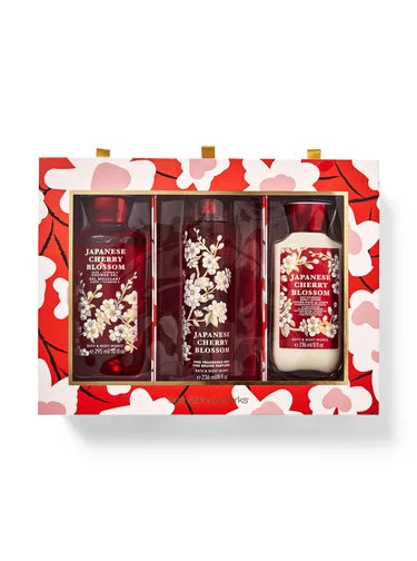 Bath & Body Works JAPANESE CHERRY BLOSSOM Gift Box Set