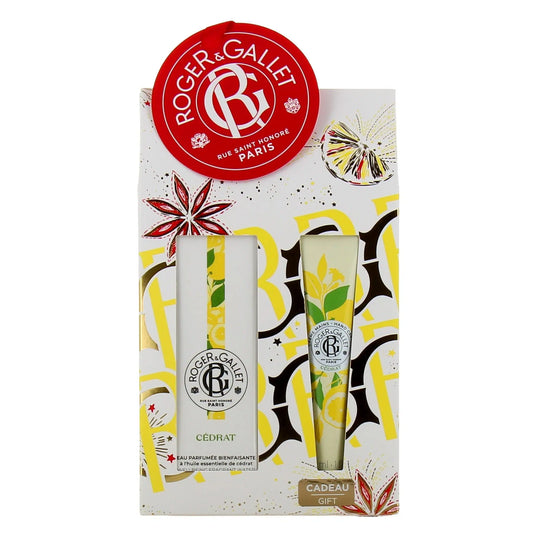 ROGER & GALLET COFFRET CEDRAT (EAU PARFUMEE 30ML+CREME MAINS 30ML)
