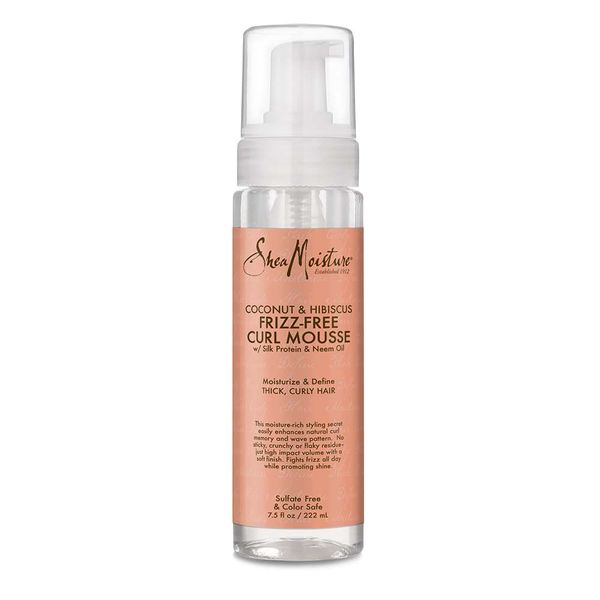 Shea Moisture Coconut & Hibiscus Frizz-Free Curl Mousse 222ml