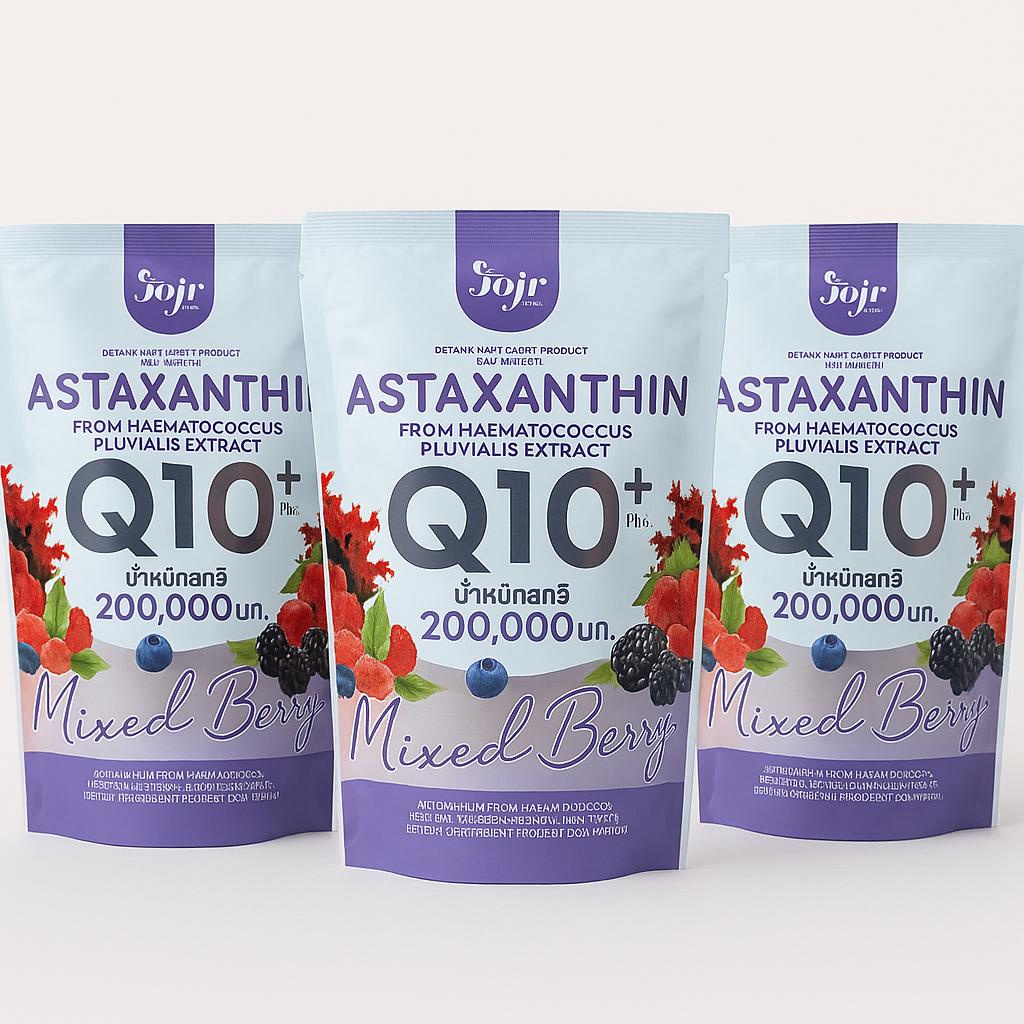 Astaxanthine Q10+ Fruits Rouges – Extrait de Haematococcus Pluvialis