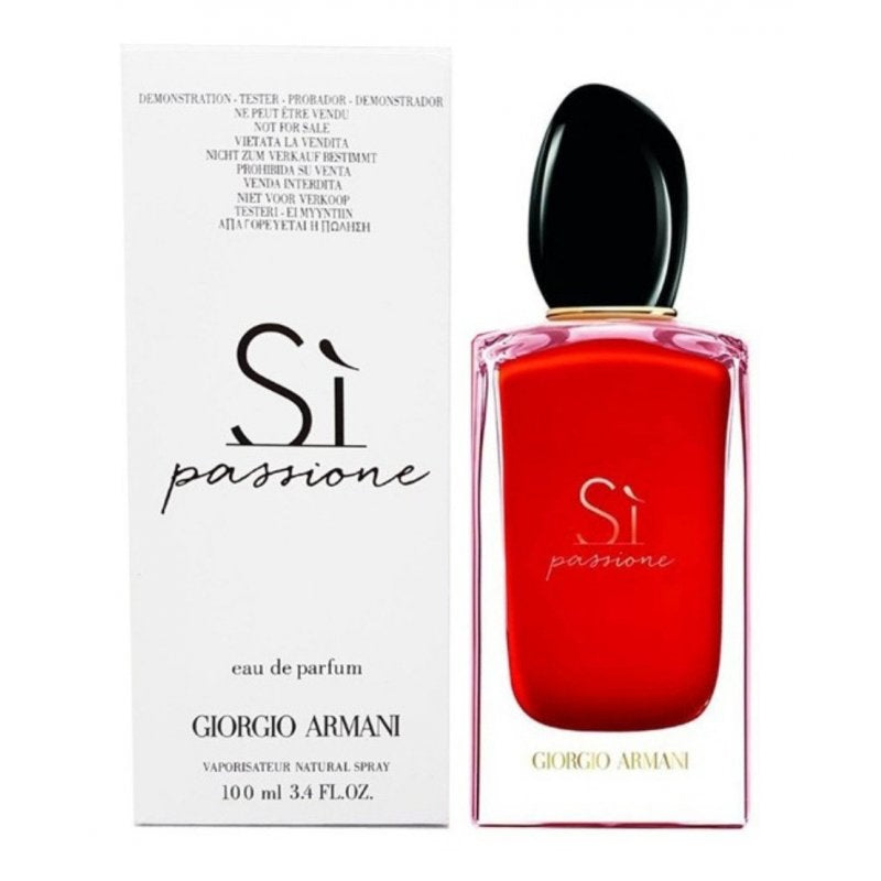 GIORGI ARMANI SI PASSIONE eau de parfum tester 100 ML - TESTEUR