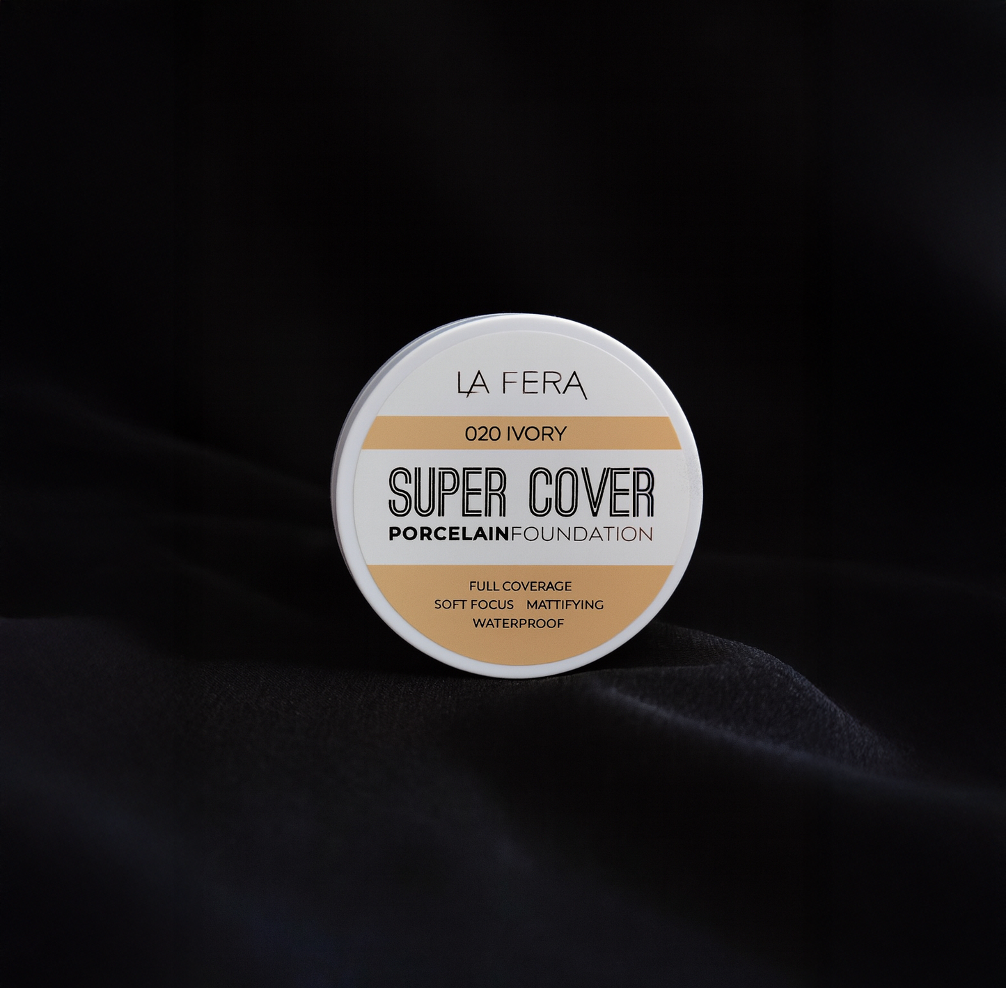 LA FERA Super Cover Face Foundation 020 ivory