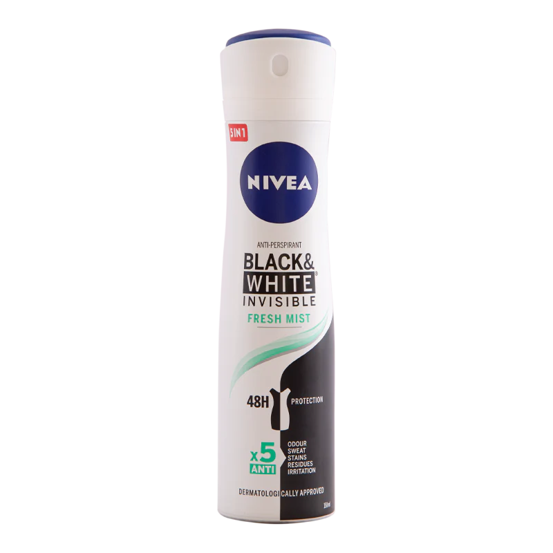 Nivea Invisible For Black & White Fresh 150ml