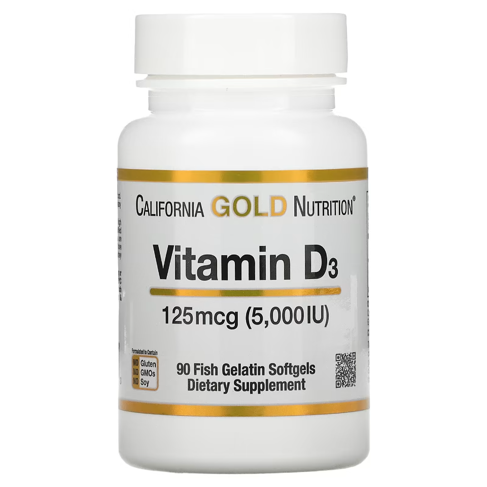 Vitamin D3, 50 mcg (2,000IU) - CALIFORNIA GOLD NUTRITION