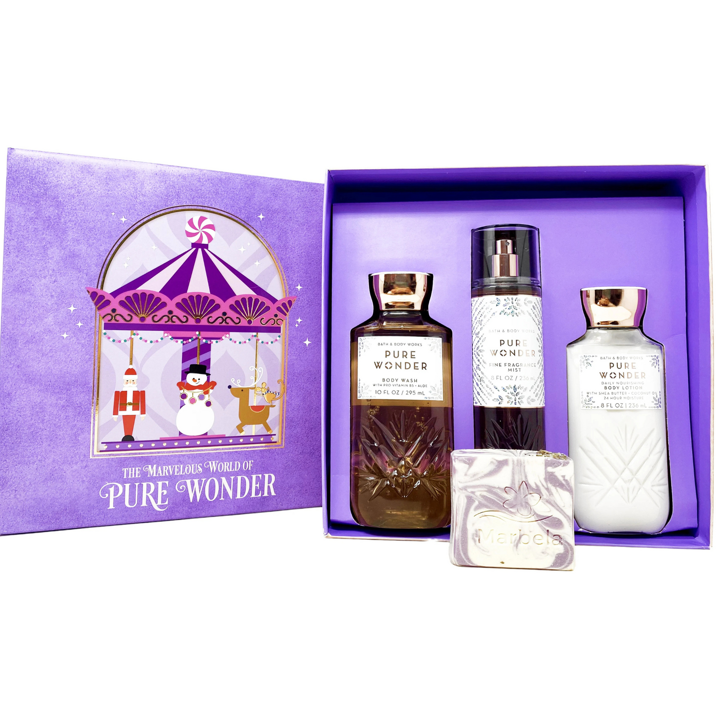 Bath & BODY WORKS COFFRET THE MARVELOUS WORLD OF PUR WONDER