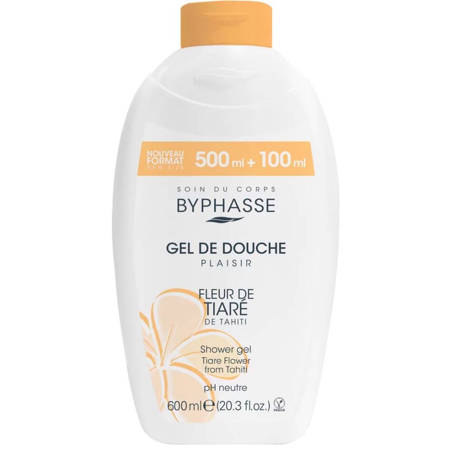 Byphasse Gel de douche Fleur de tiaré 600ml