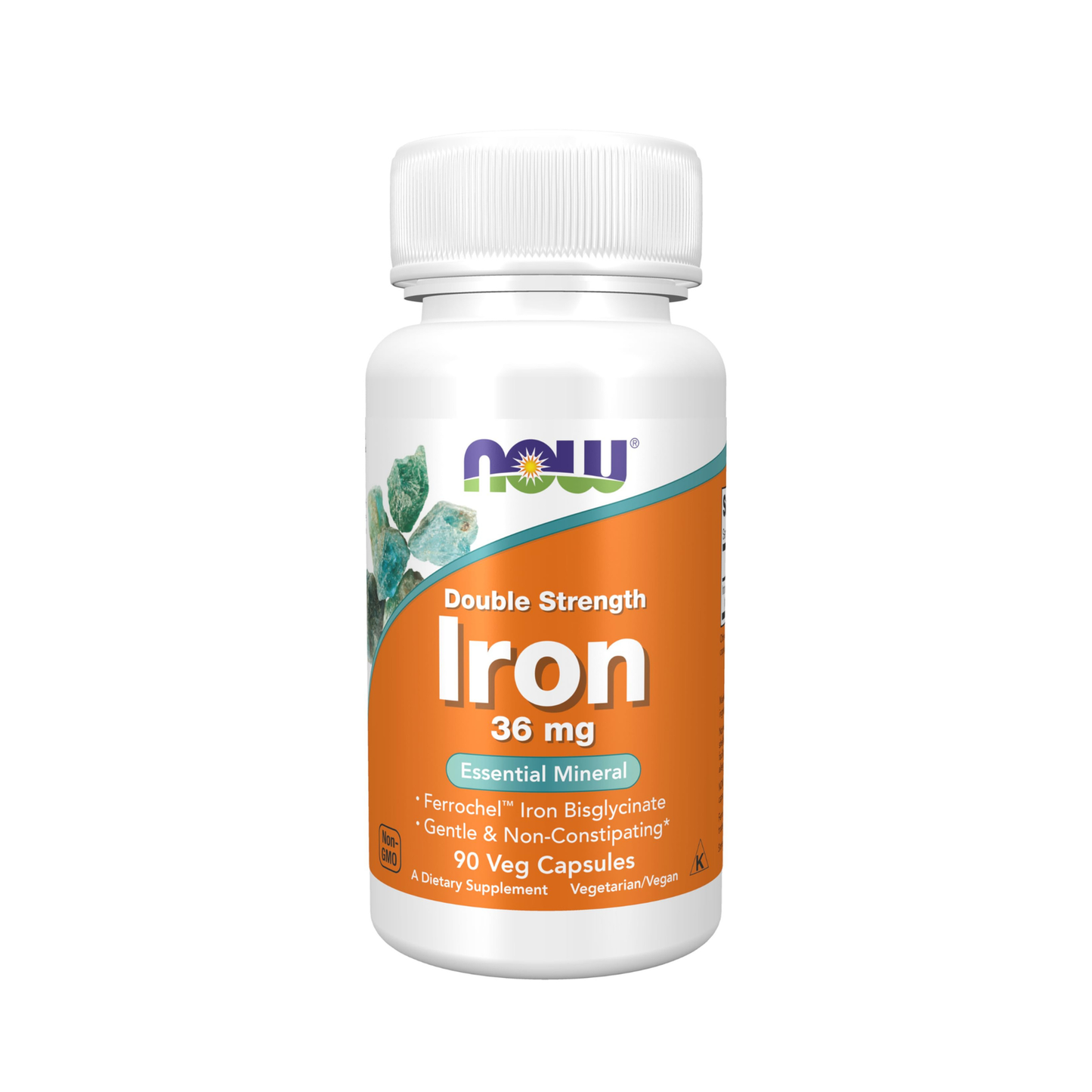 Iron 36 mg, Double Strength Veg Capsules