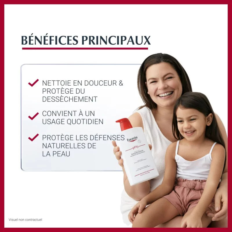 EUCERIN PH5 PROTECTION GEL LAVANT VISAGE ET CORPS 400 ML