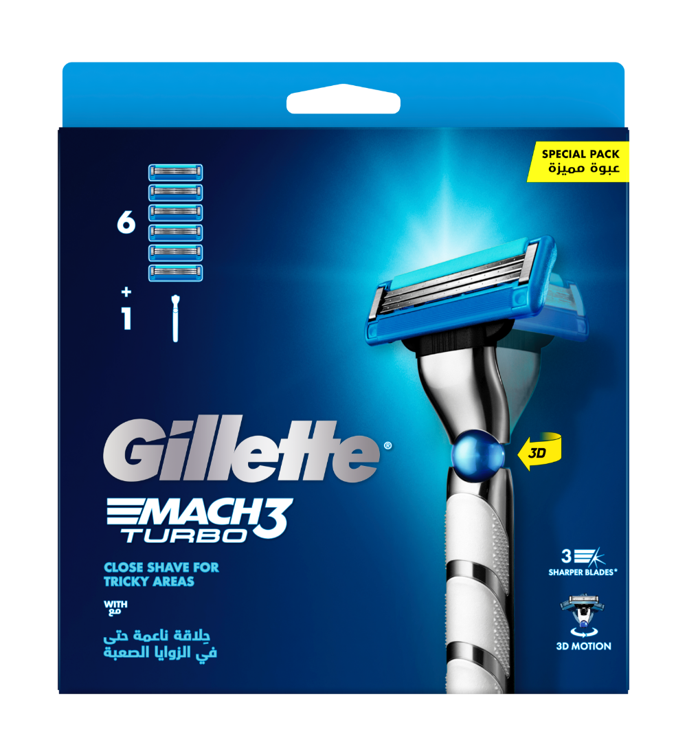 Gilette Mach3 Turbo 3d Motion Men's Razor