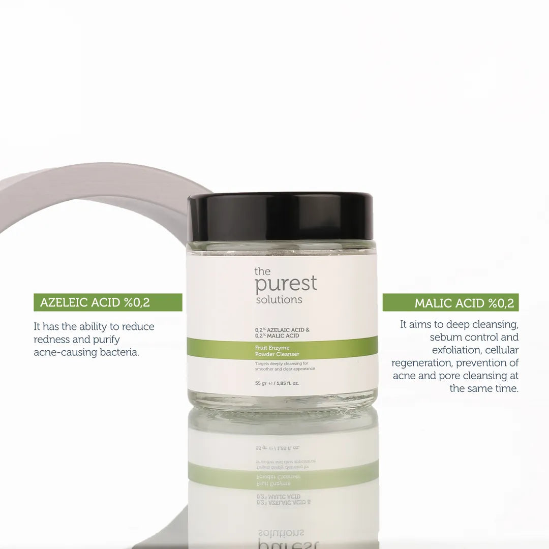 The purest Solutions Fruit Enzyme Powder Cleanser (%0,2 Azelaic Acid & Malic Acid)
