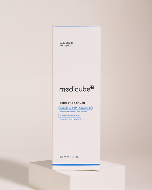 Medicube Zero Pore Toner with AHA BHA PHA & Niacinamide – Korean Exfoliating Toner 250ml