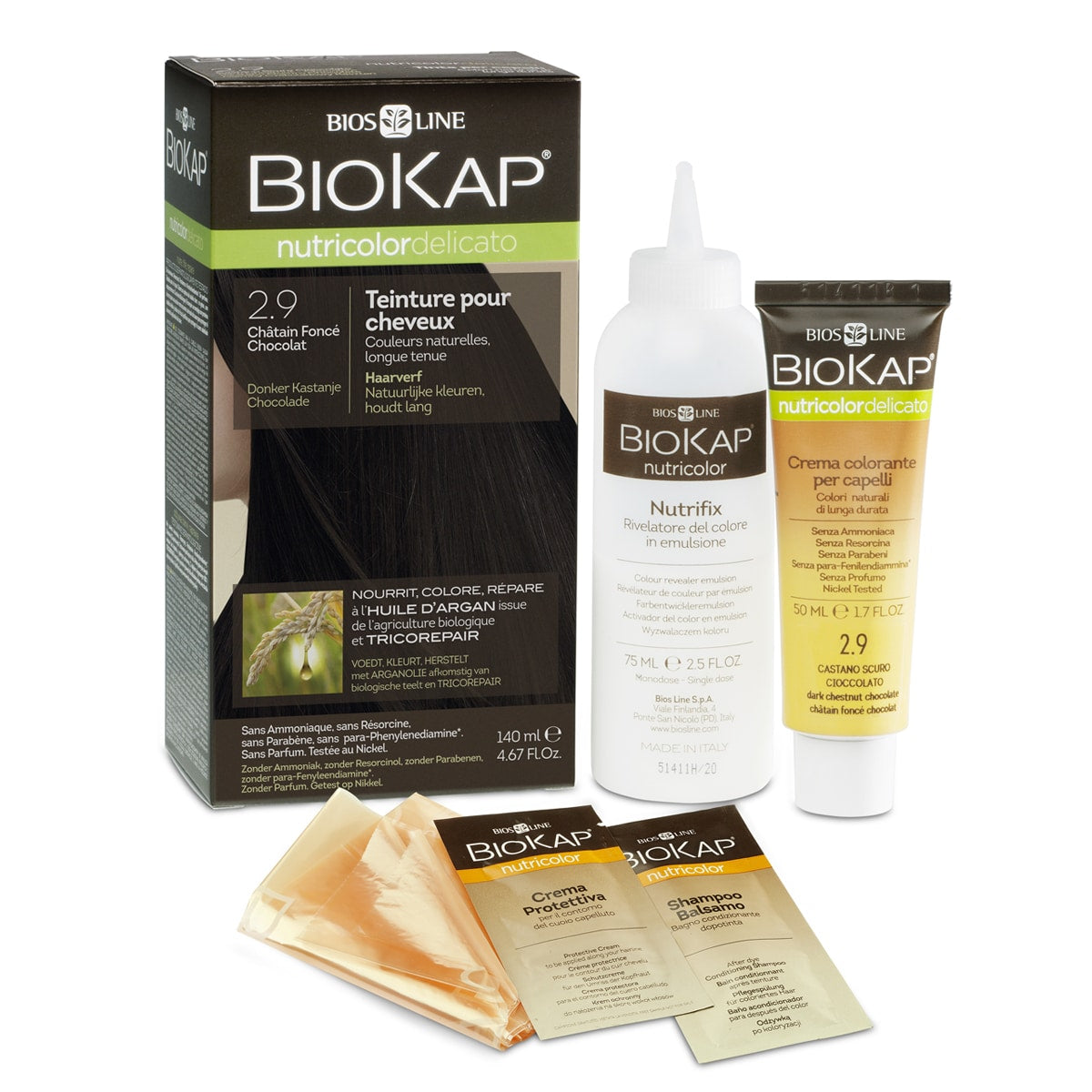 BIOKAP Nutricolor Delicato Coloration Naturelle pour Cheveux Délicats