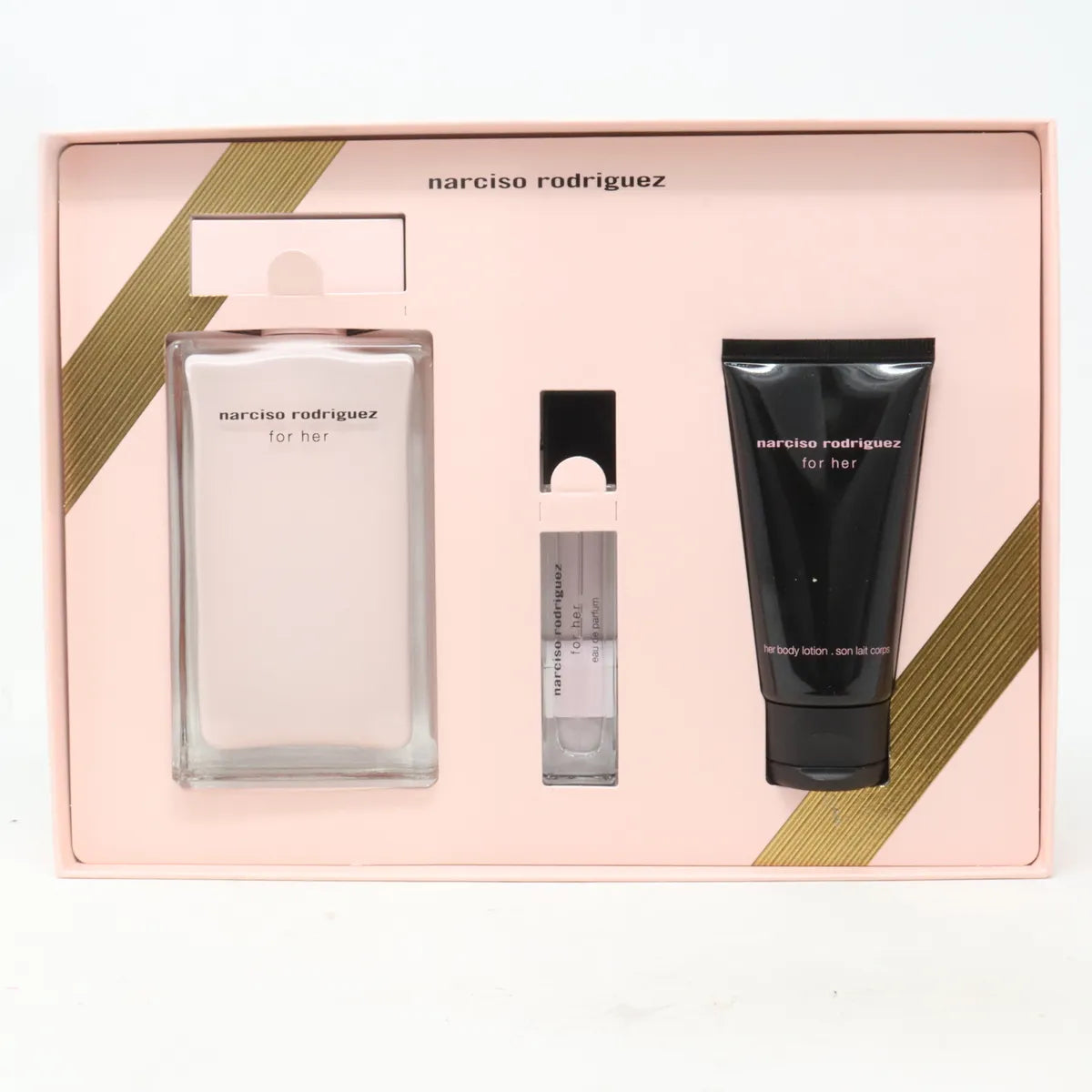 Narciso Rodriguez 3 piece For Her Eau de Toilette Gift Set