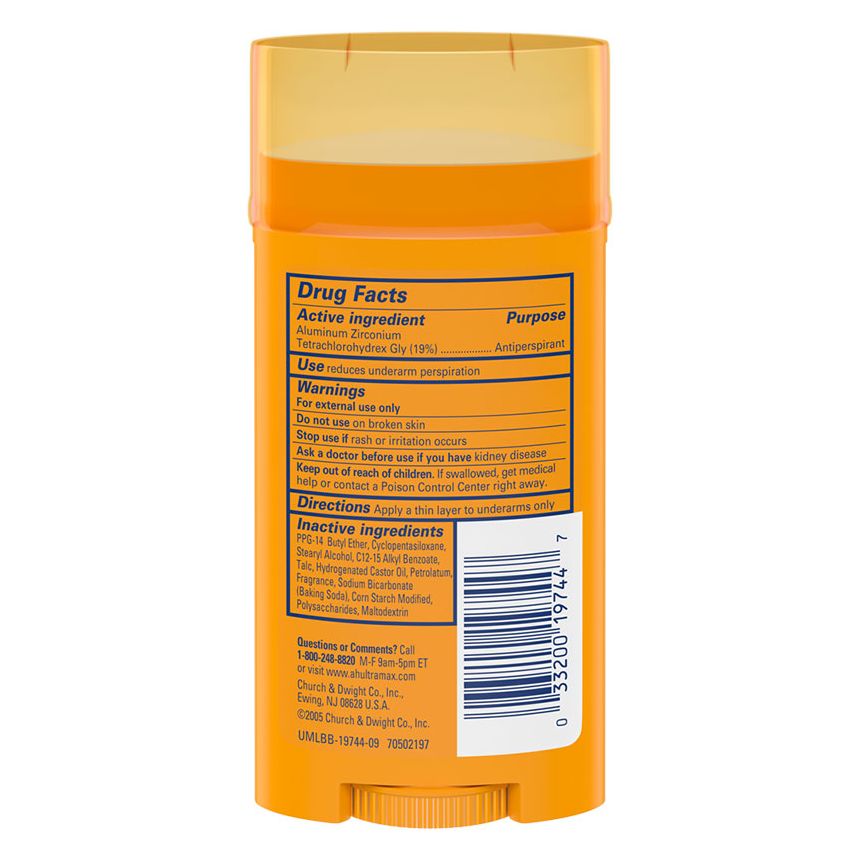 ULTRAMAX Solid Antiperspirant Deodorant Active Sport