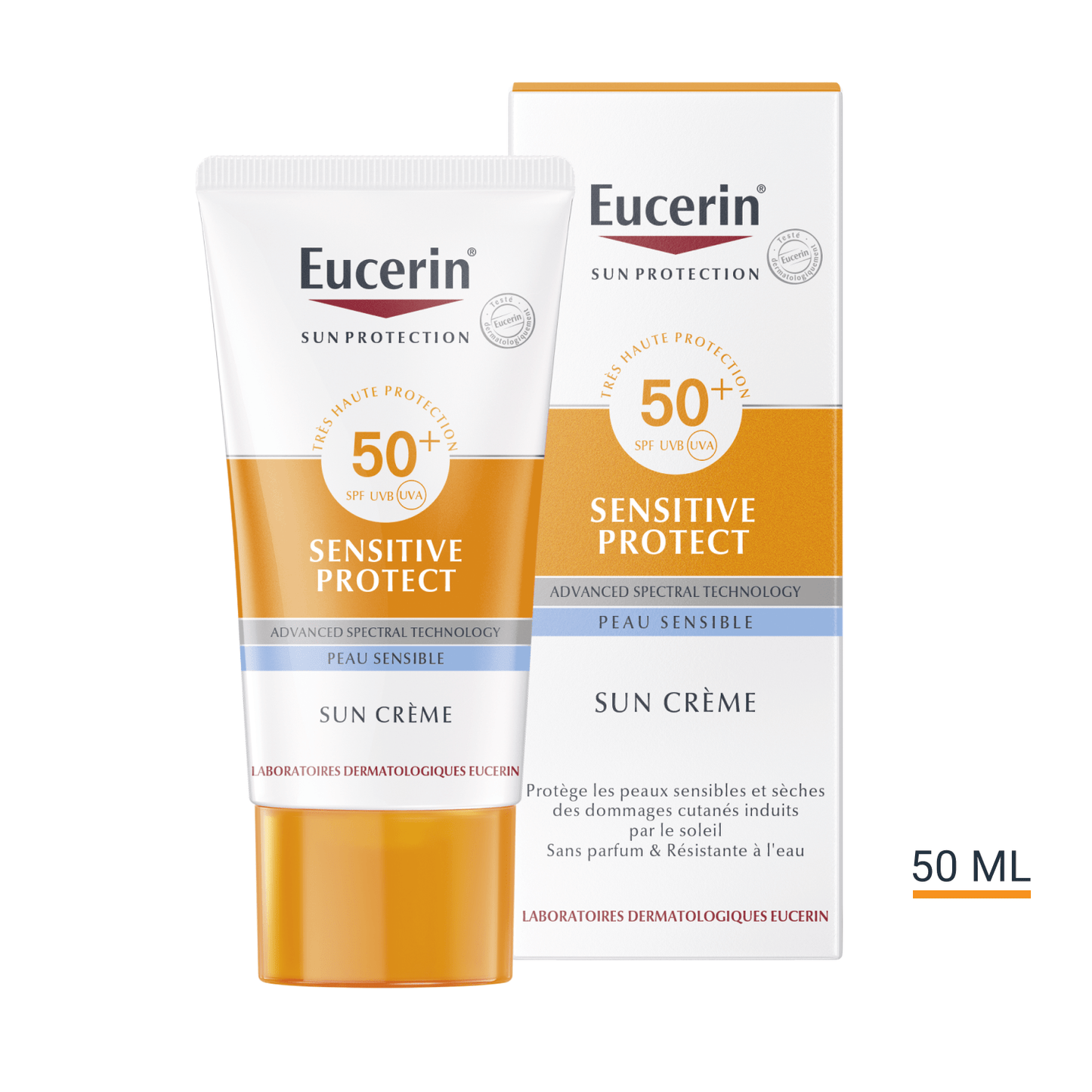 EUCERIN SUN PROTECTION SENSITIVE PROTECT Crème SPF 50+ - 50ml