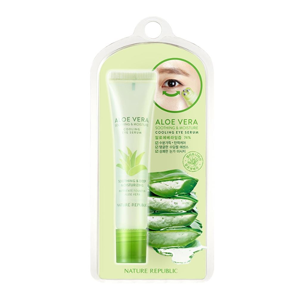NATURE REPUBLIC – SOOTHING & MOISTURE ALOE VERA COOLING EYE SERUM