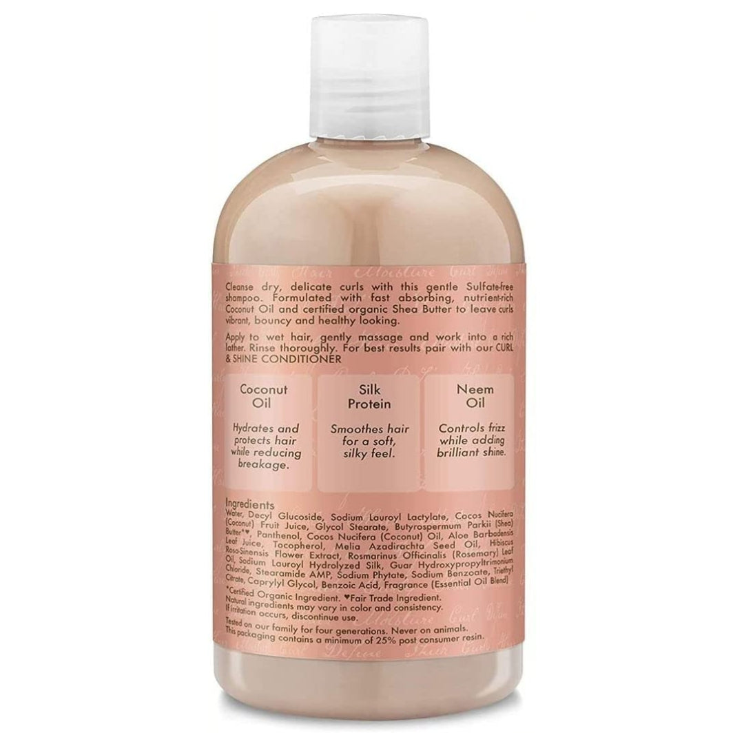 Shea Moisture Curl & Shine Shampoing 384 ML
