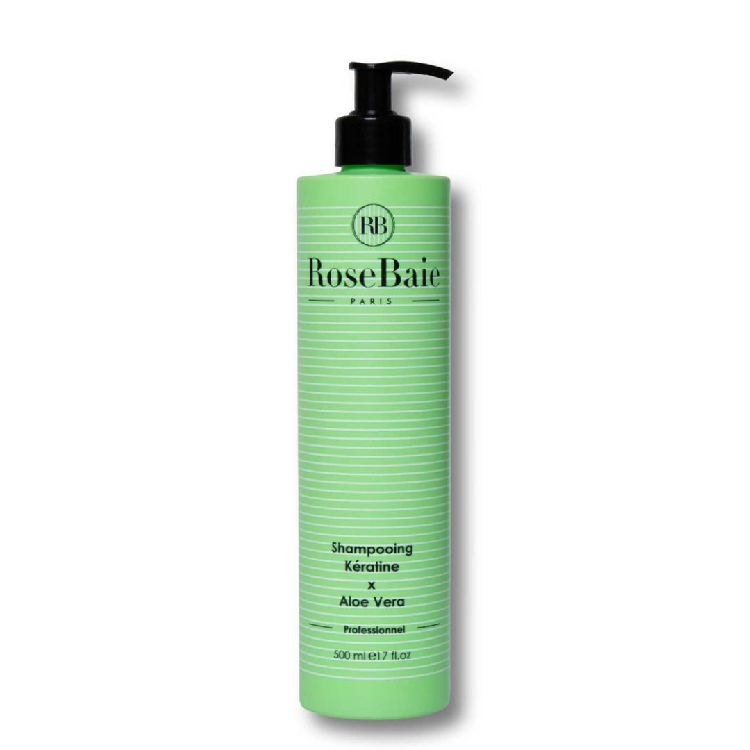 Rose Baie Shampoing Kératine x Aloe Vera