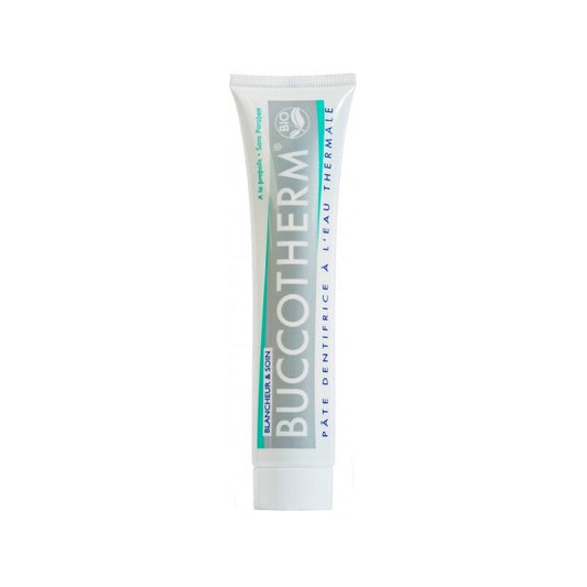 BUCCOTHERM DENTIFRICE BLANCHEUR & SOIN CERTIFIÉ BIO 75ML