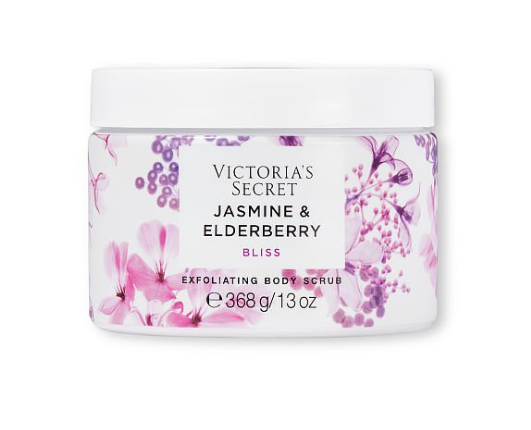 Victorias Secret Natural Beauty Jasmine & Elderberry Exfoliating Body