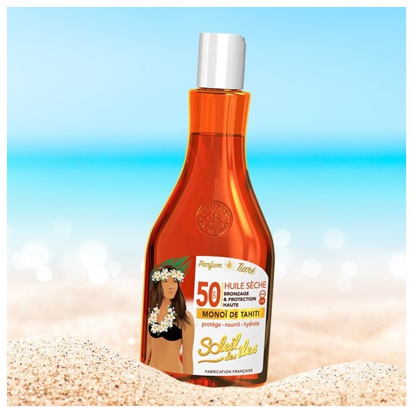 Huile Seche Bronzage et Protection - Soleil des iles
