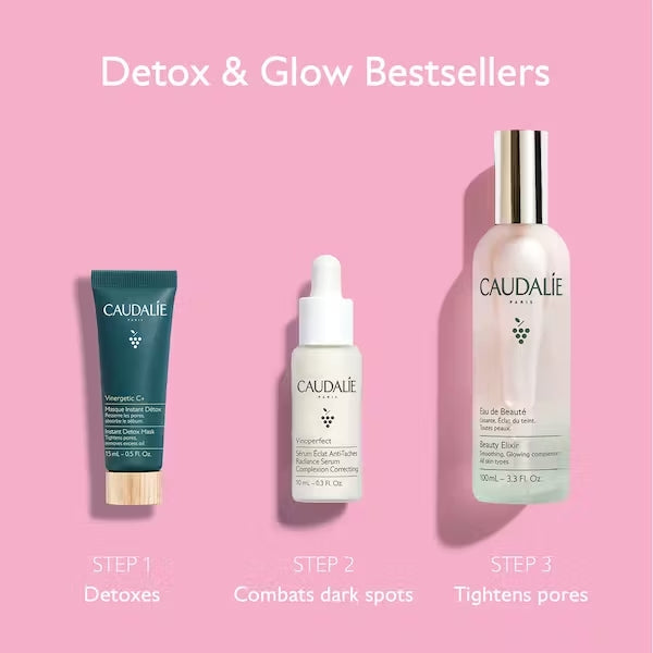 CAUDALIE Beauty Elixir Detox & Glow Bestsellers Trio