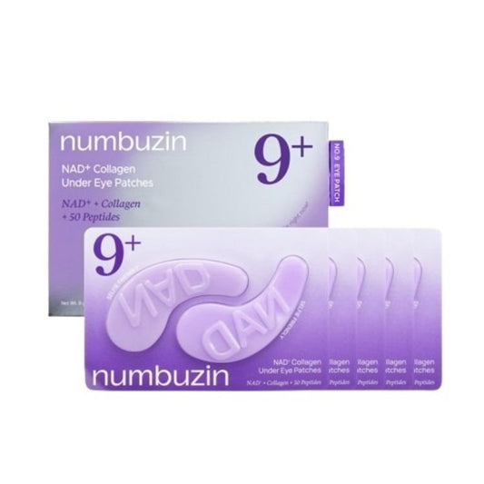 No.9 NAD+ Collagen Under Eye Patches 5EA – Patchs Contour des Yeux Hydratants & Raffermissants