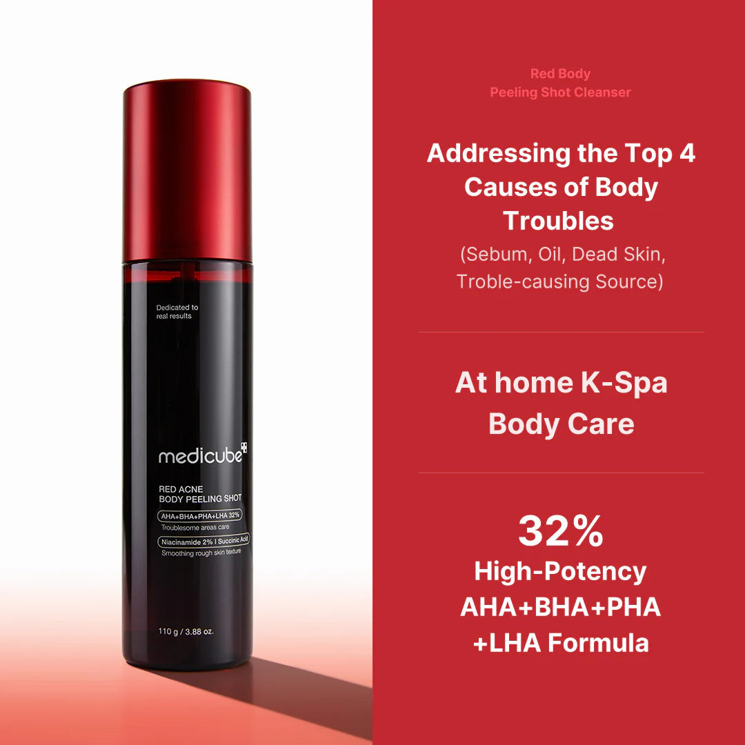 Medicube Red Acne Body Peeling Shot 110g