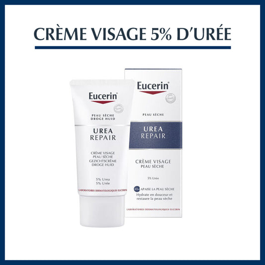 EUCERIN UreaRepair Crème Visage 5% d'Urée