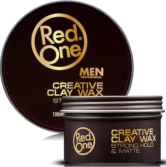 Red One Creative Clay wax strong hold and matte 100 Ml
