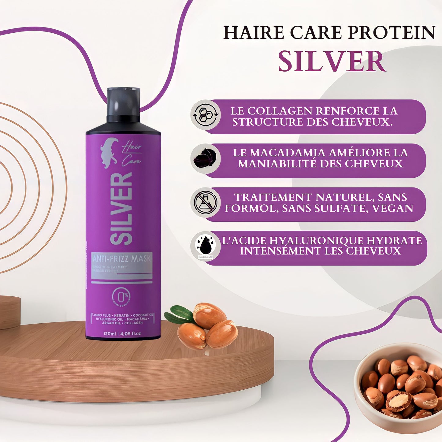 Hair Care Silver Protein 120ml