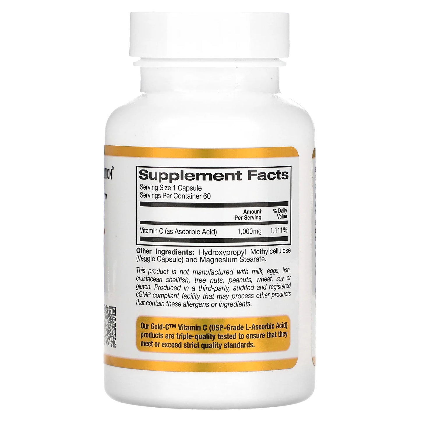 California Gold Nutrition, Gold C 1000mg