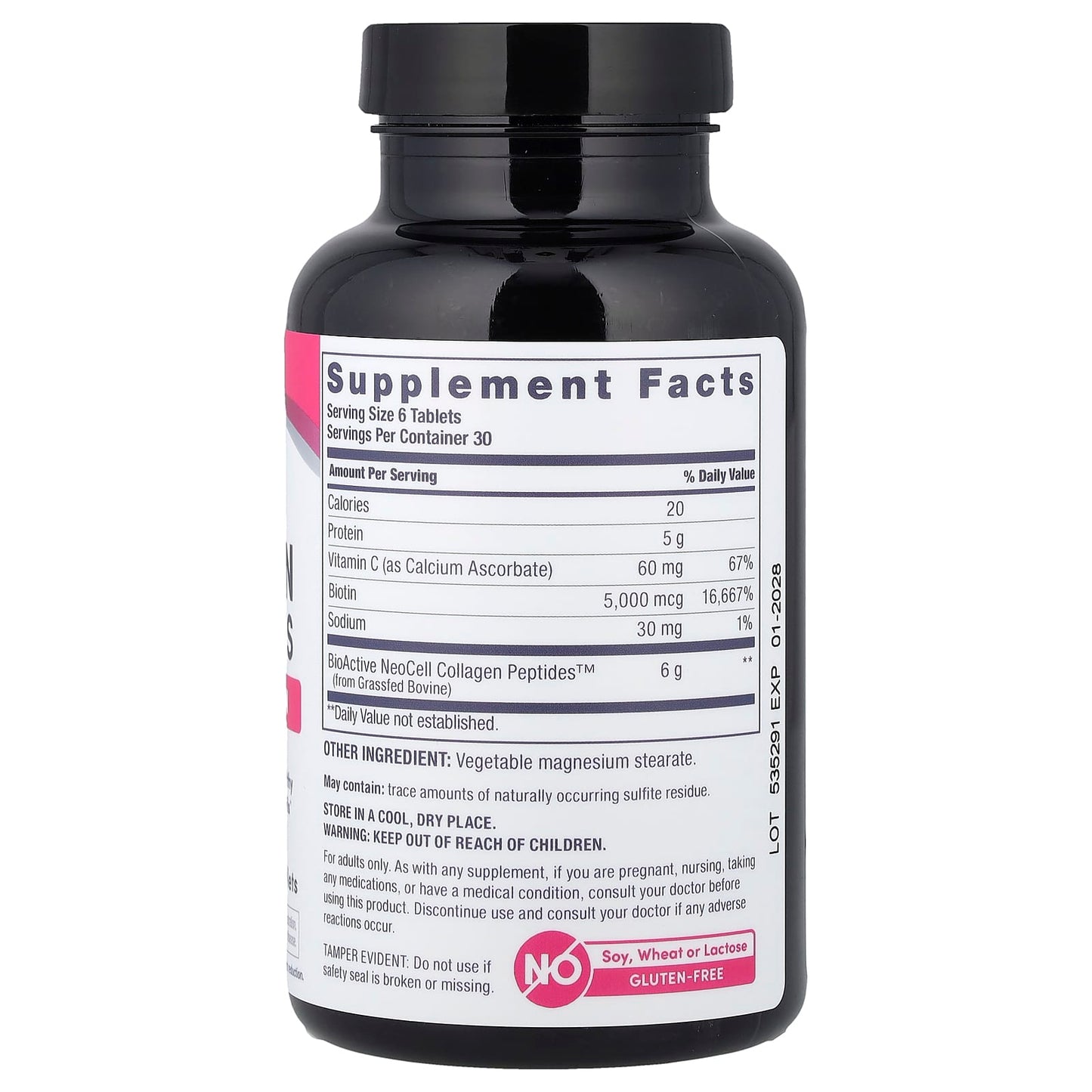 NeoCell Grassfed Collagen Peptides + Vitamin C & Biotin