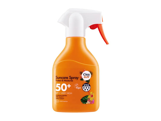 Cien Sun Kids Spray Solaire SPF 50+ Très Haute Protection