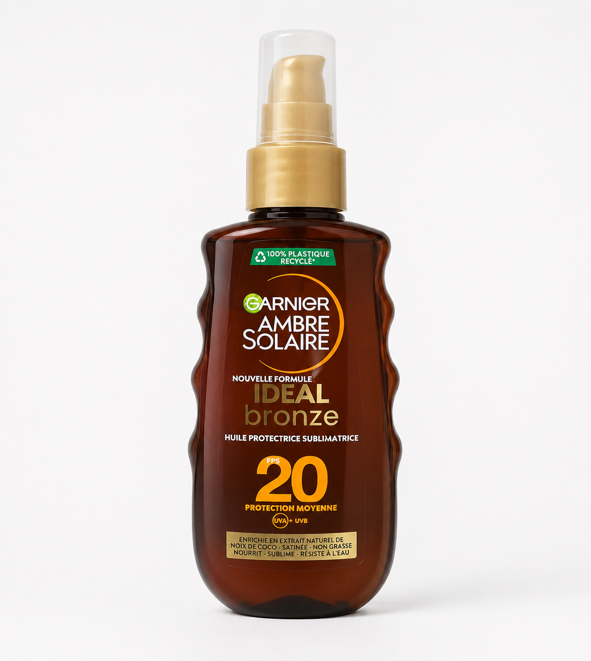 Garnier Ambre Solaire Ideal Bronze Huile Protectrice Sublimatrice SPF 20