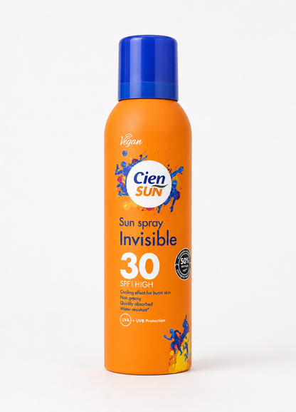 Cien Sun Invisible Sun Spray SPF 30 Haute Protection