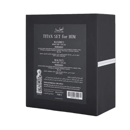 Gissah Titan Set for Him – Coffret Parfum Magnus & Maximus