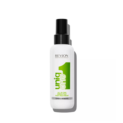 REVLON UNIQ ONE TRAITEMENT CAPILLAIRE TOUT EN UN PARFUM THE VERT 150 ML