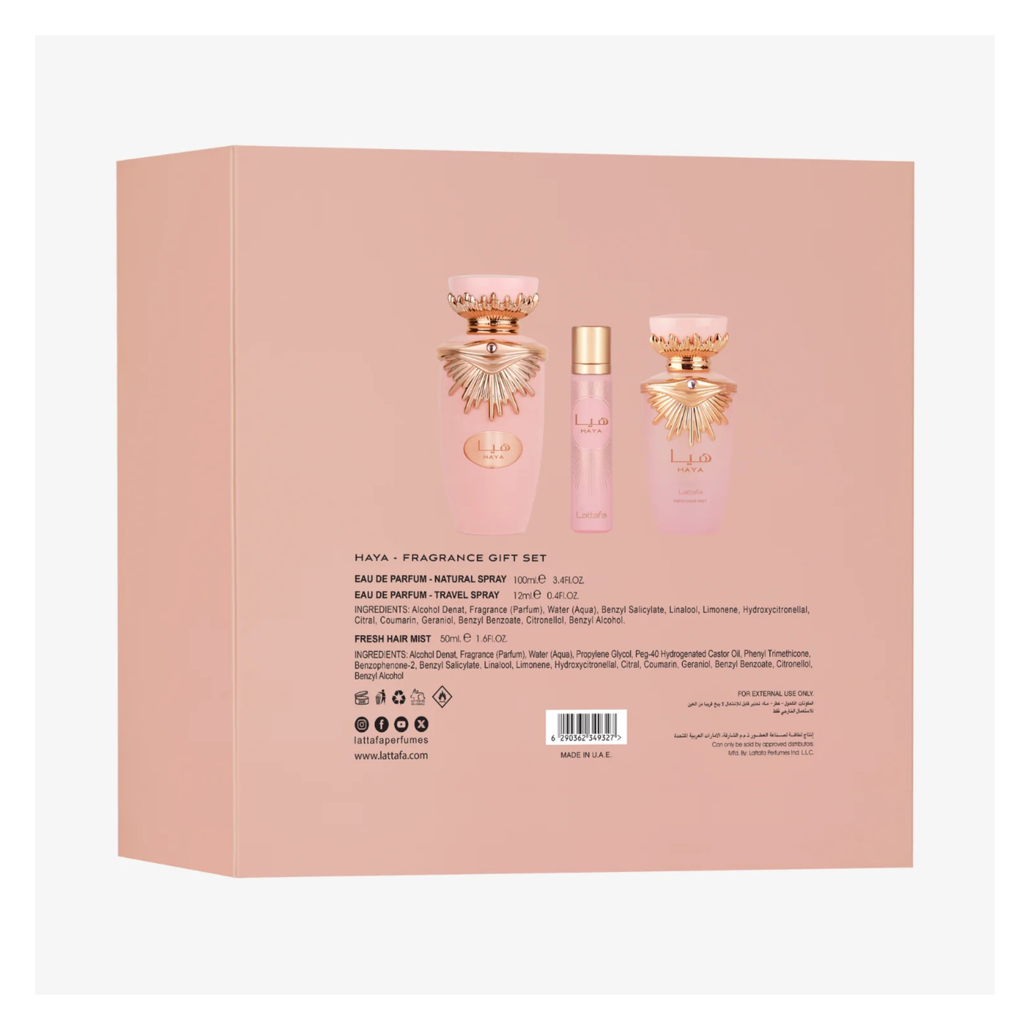Coffret Cadeau Prestige – HAYA par Lattafa