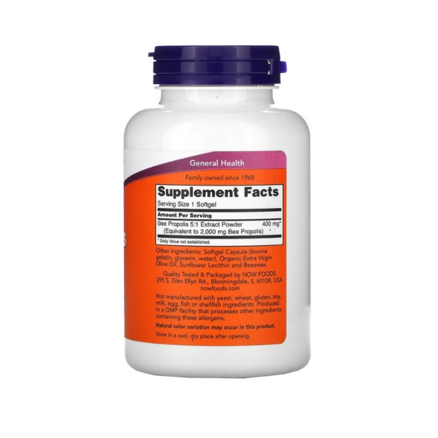 NOW Foods – Propolis 2000 (Extrait Concentré 5:1) – 90 Softgels