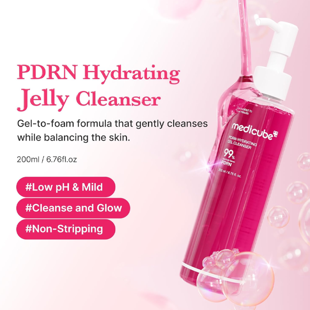 Medicube PDRN Moisturizing Gel Cleanser – 200 ml