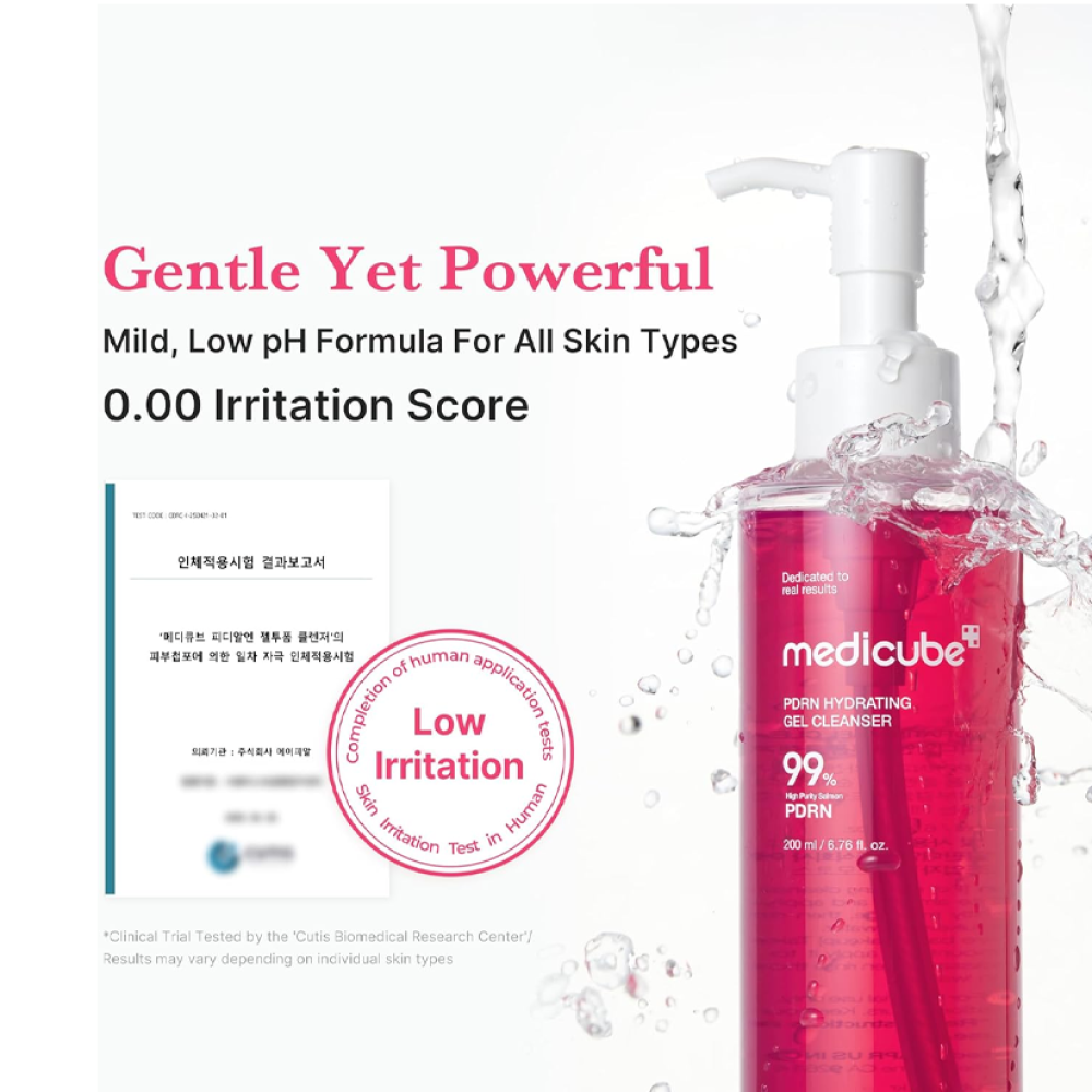 Medicube PDRN Moisturizing Gel Cleanser – 200 ml