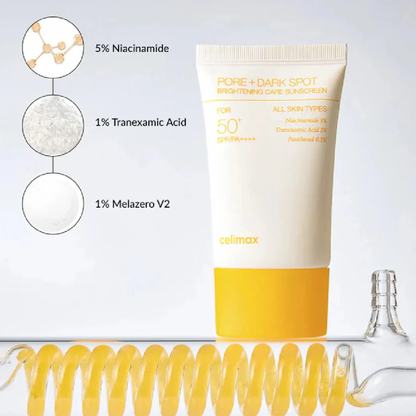 CELIMAX – Pore + Dark Spot Brightening Care Sunscreen (SPF50+ / PA++++)